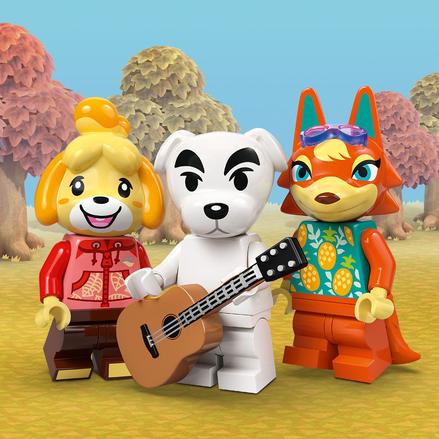 3 postavy z&nbsp;Animal Crossing™